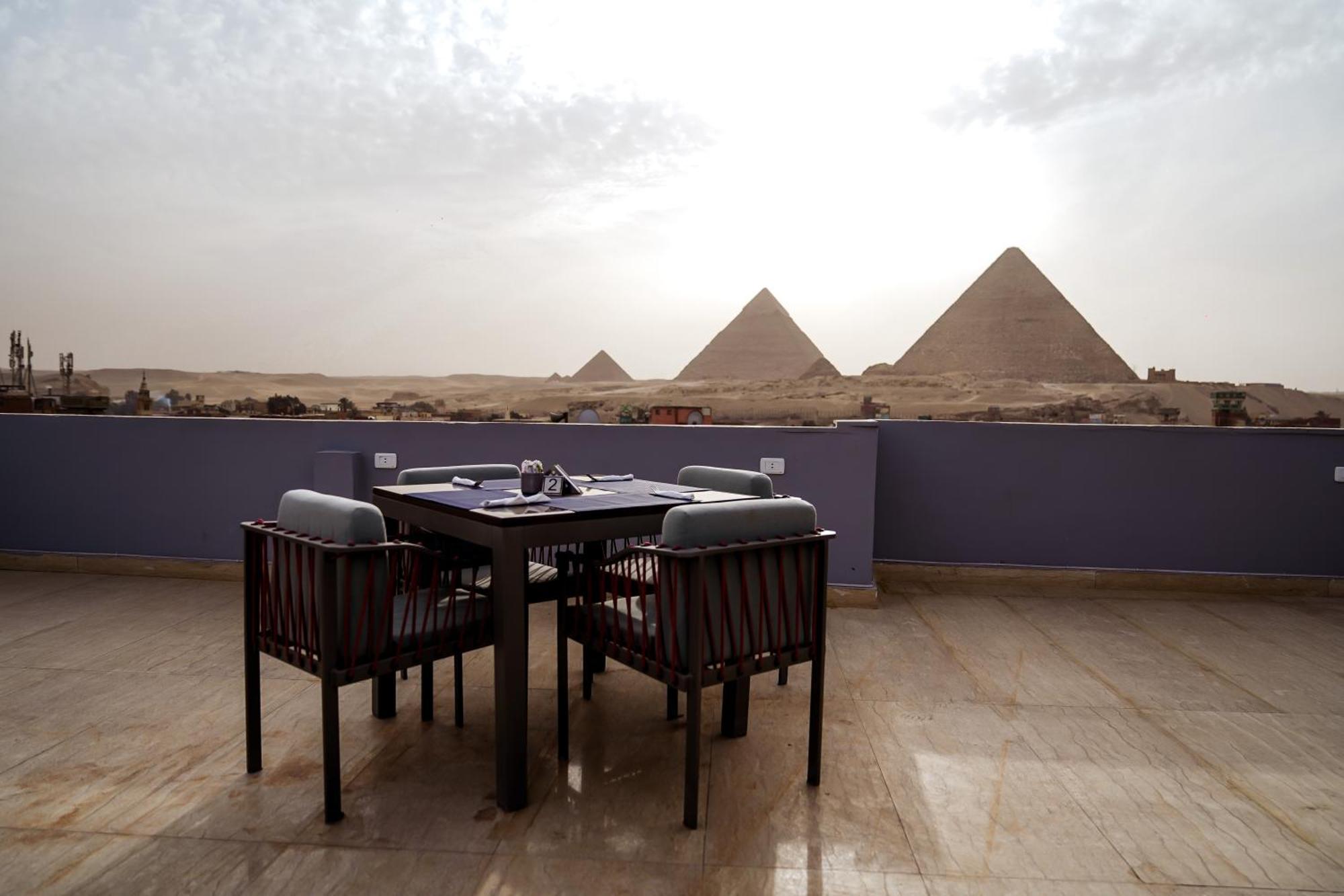 Pyramids Hotel Kafrat al Jabal Exterior foto