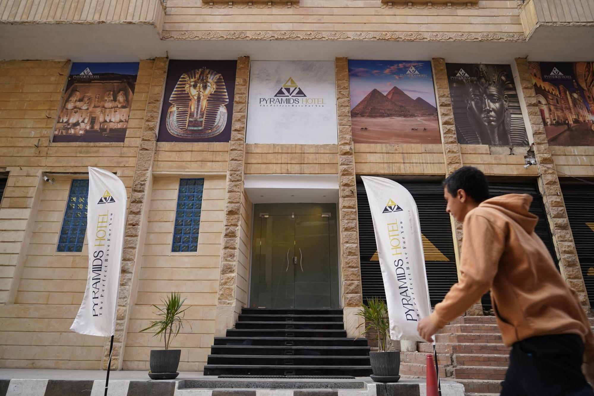 Pyramids Hotel Kafrat al Jabal Exterior foto