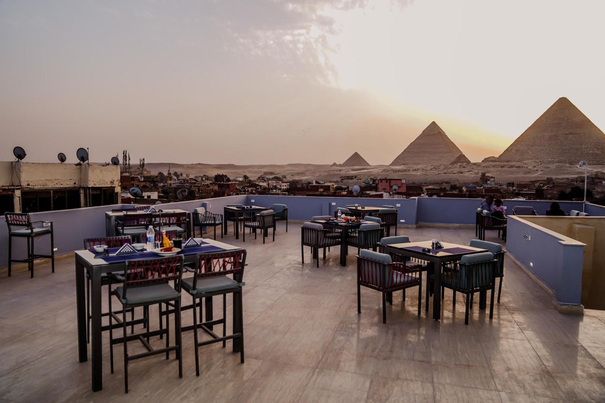 Pyramids Hotel Kafrat al Jabal Exterior foto