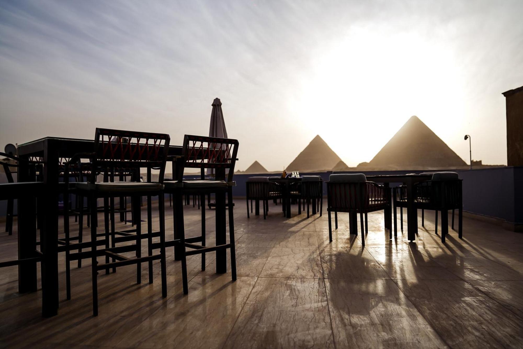 Pyramids Hotel Kafrat al Jabal Exterior foto